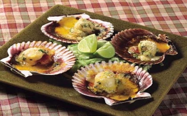 Conchitas a la parmesana